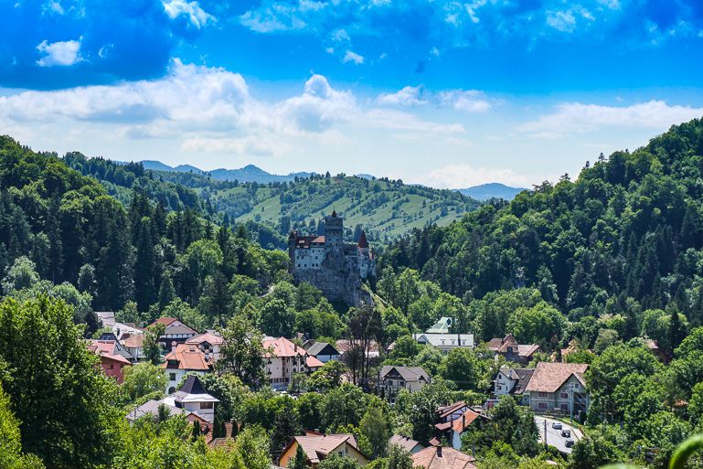 Visit Romania and go to Bran Castle to see Dracula's Castle