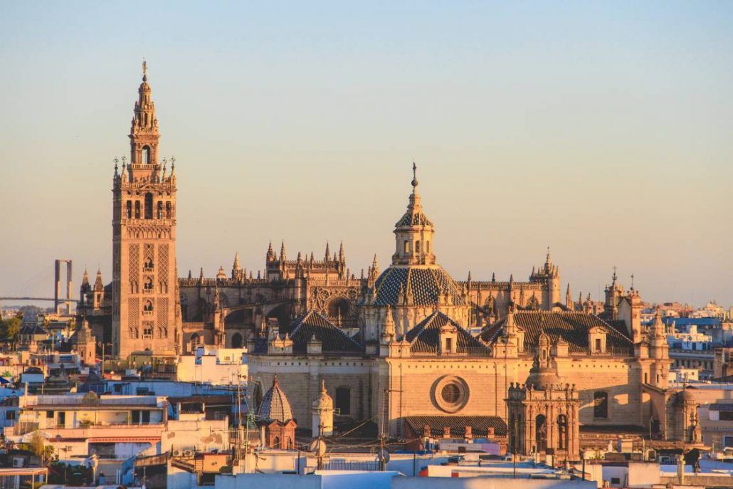 Photo of the Cathedral of Saint Mary of the See in Seville, Spain