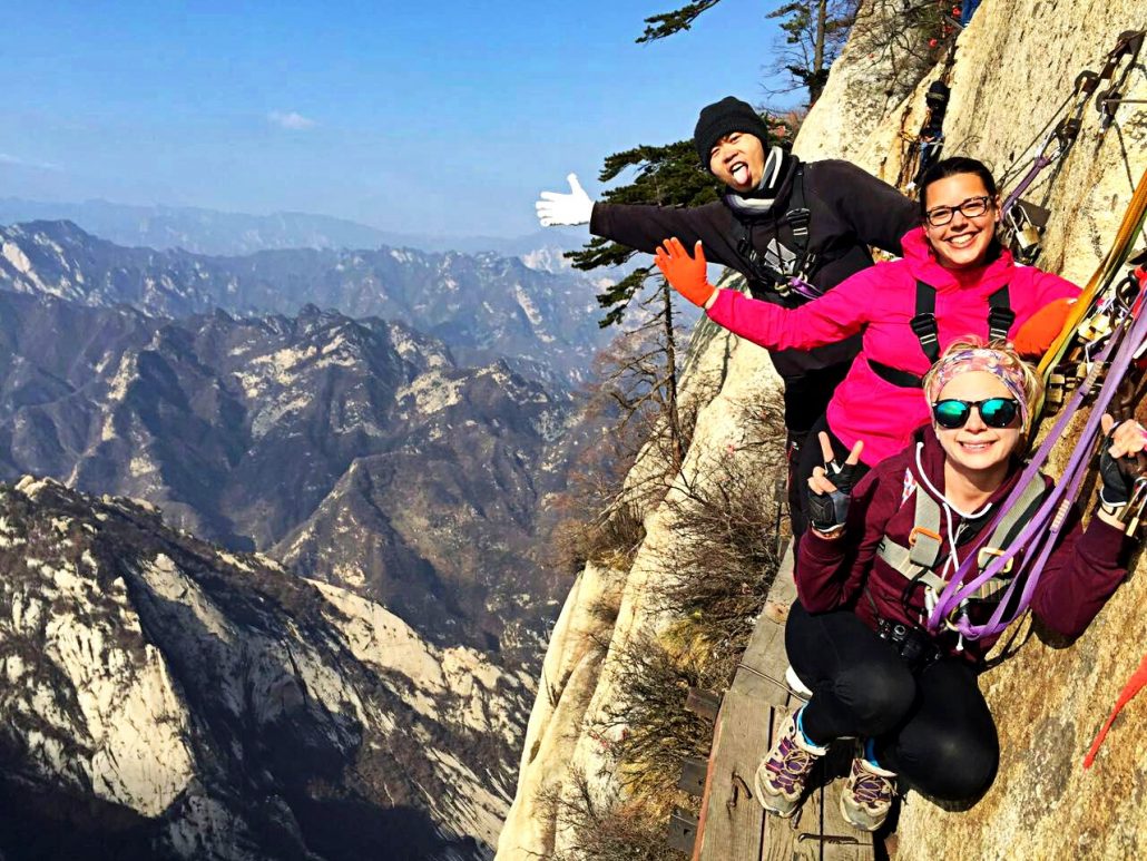 Hiking Huashan Mountain