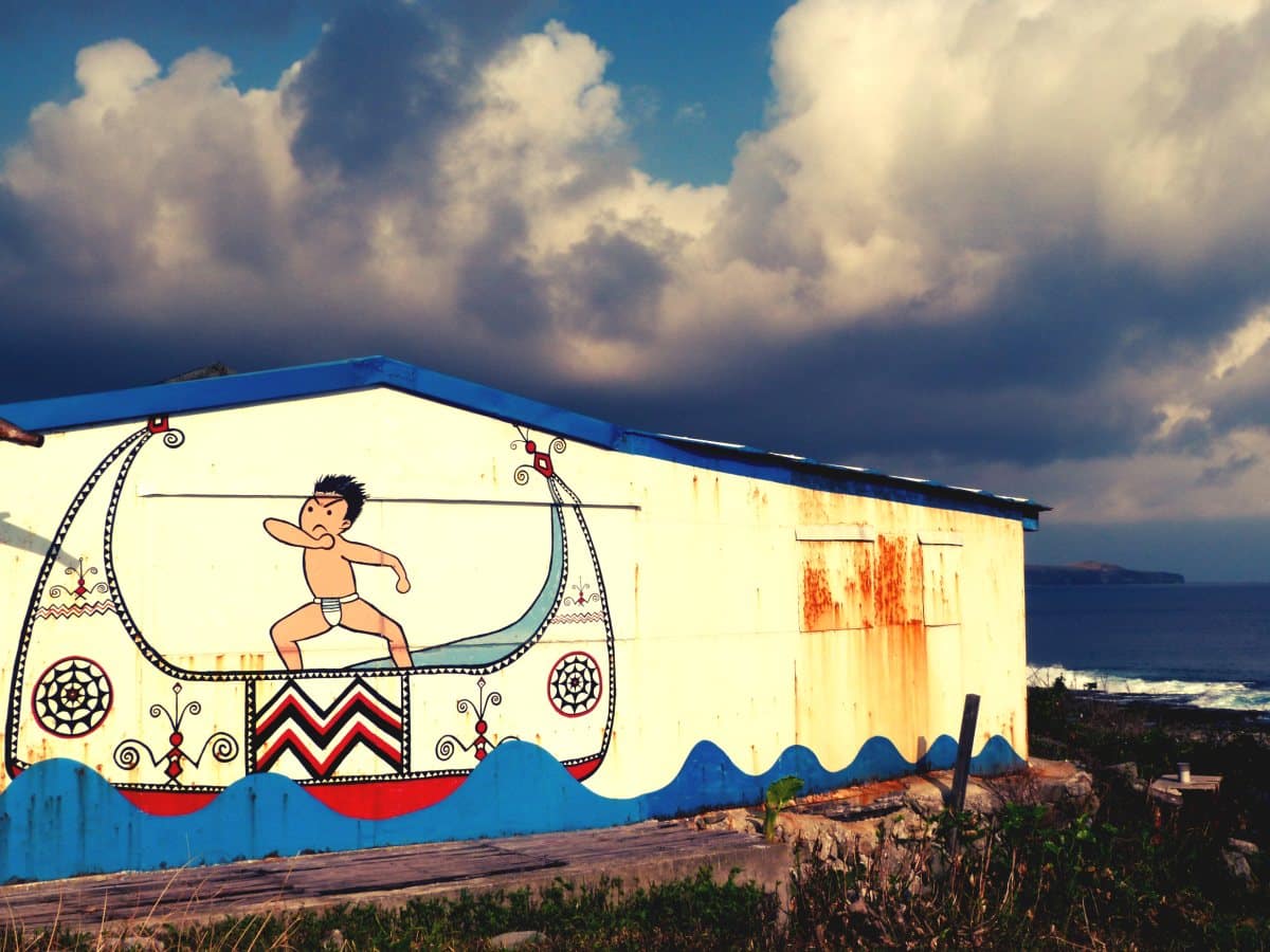 Lanyu Island Boat Street Art