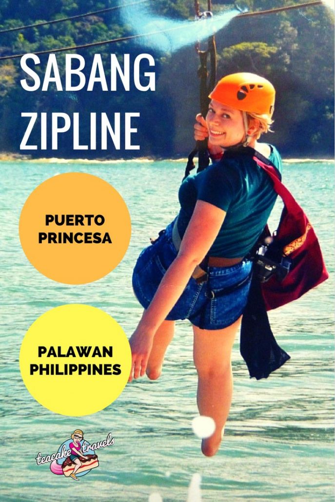 How to ride the Sabang X Zipline on your Sabang Adventure Tour, including the Puerto Princesa Underground River and Mangrove Paddle Boat Tour #travel #philippines #palawan #puertoprincesa