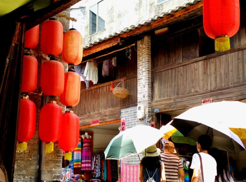 Shopping in Xingping