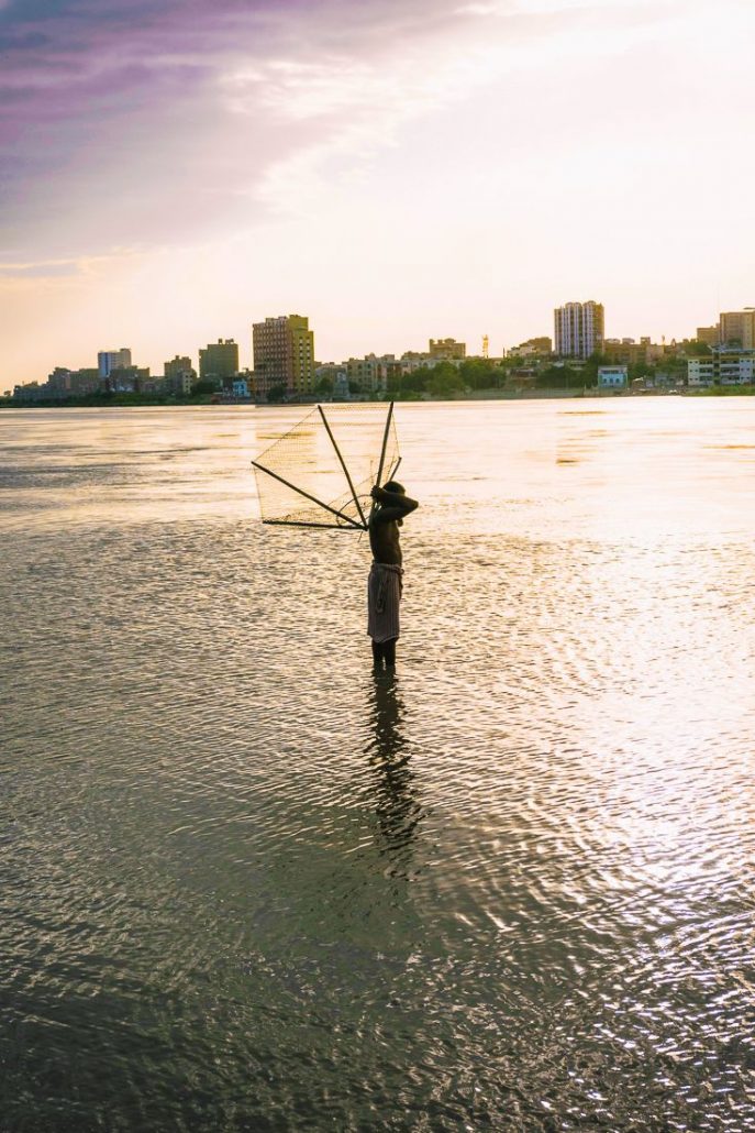 Photo of person fishing in Sukkur