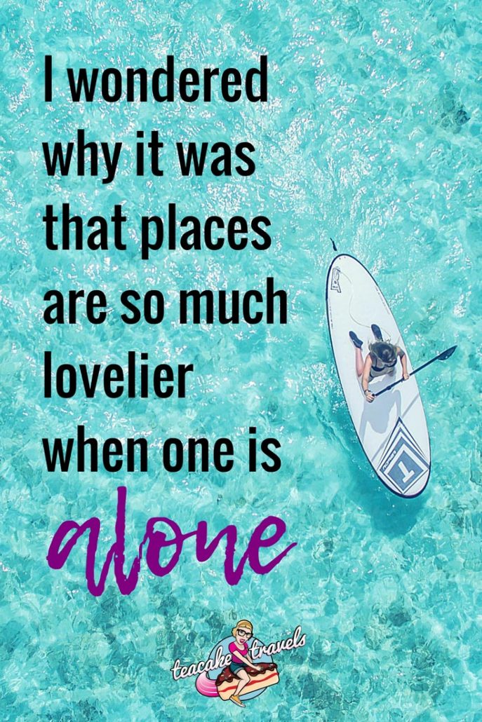 Inspirational solo female travel quotes about traveling alone