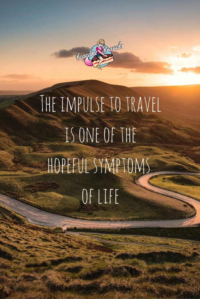 Inspirational travel quotes about life and love