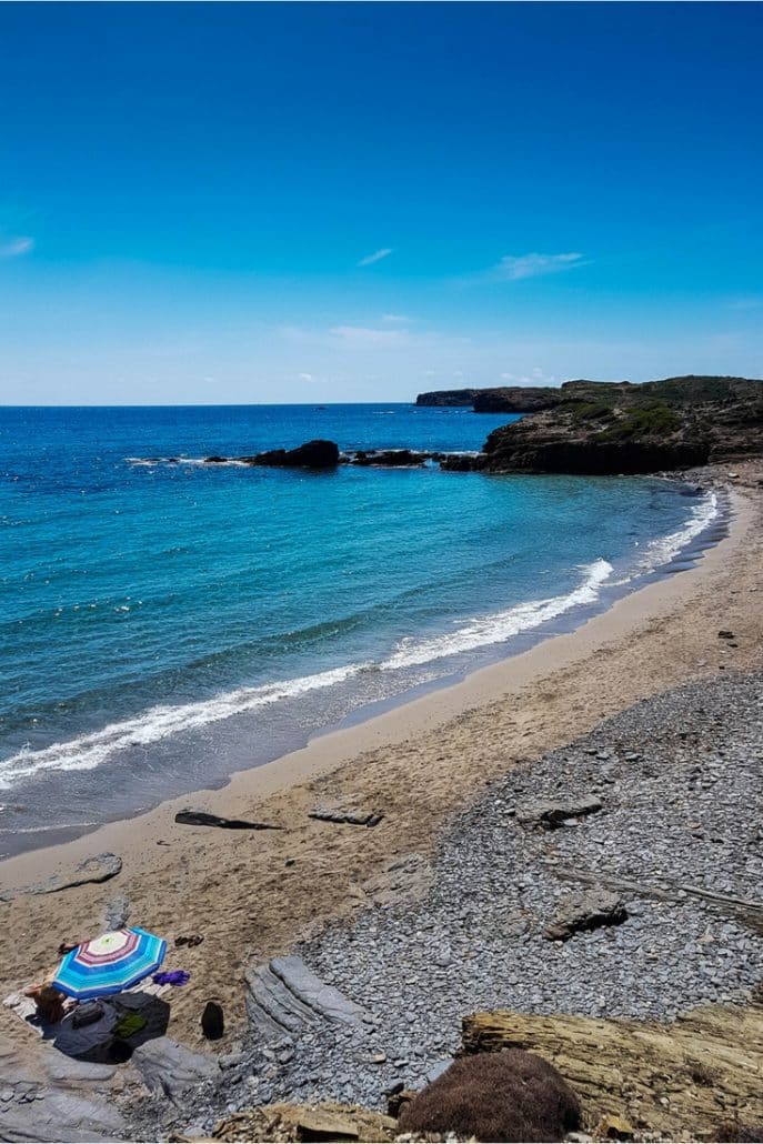 Stumbling upon the best beaches in Menorca, walking in Menorca Cami De Cavalls